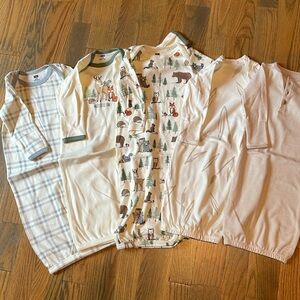 Newborn and 0-3 month gowns